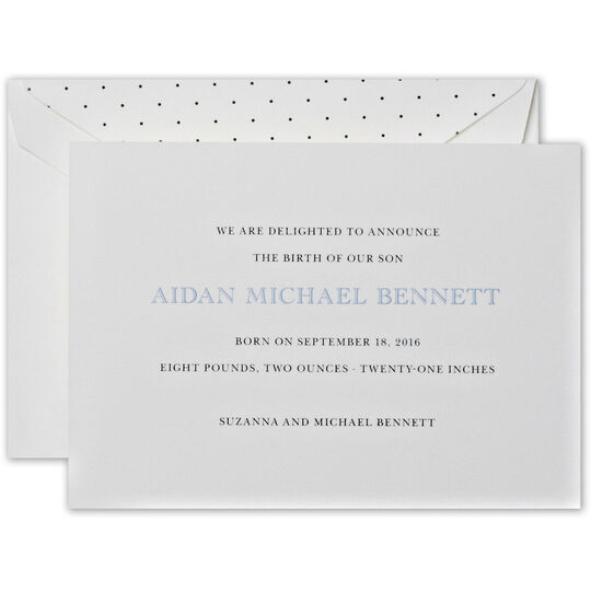 Pearl White Birth Announcements